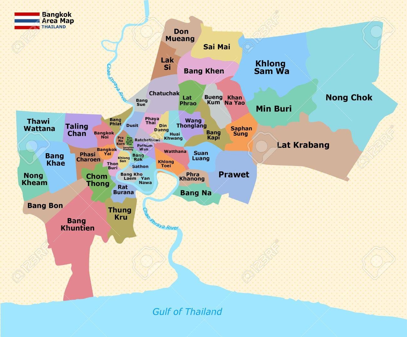 Bankok Map: Bangkok Map Guide, Tourist Attractions, Areas and Travel Routes