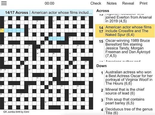Jumbo Crossword: Play Online Free, Answers and Daily Puzzle Solutions